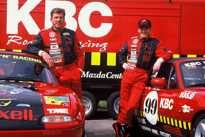 Håkan Carlqvist och Tony Ring i början av 1990-talet.